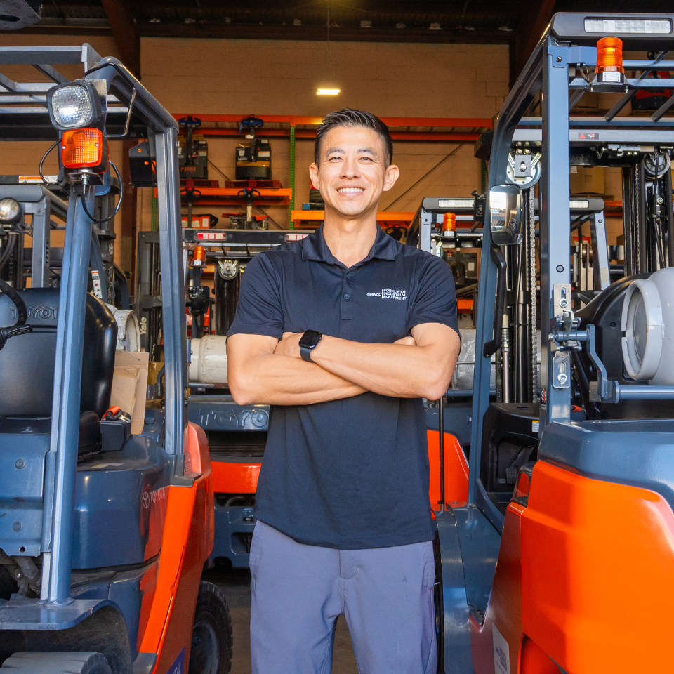 image of servco forklift's commercial fleet manager