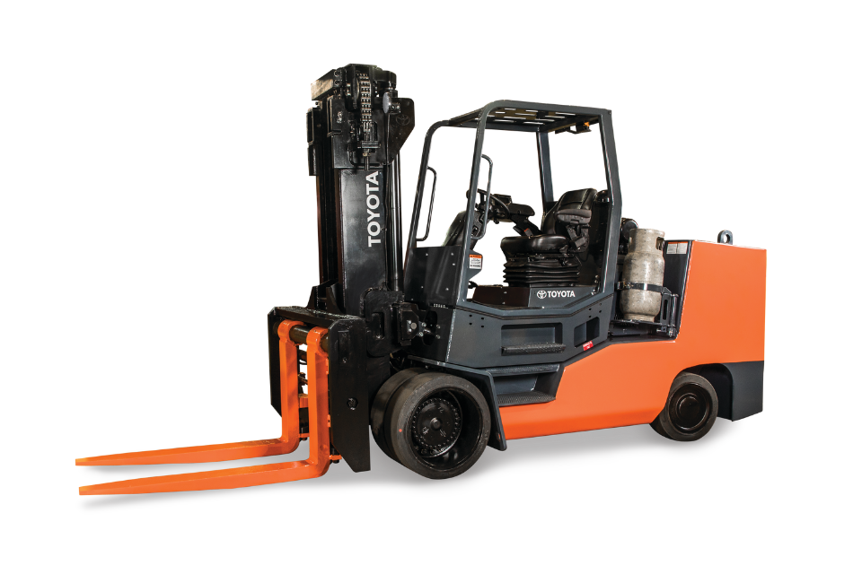 image of toyota's High-Capacity Large IC Cushion Forklift