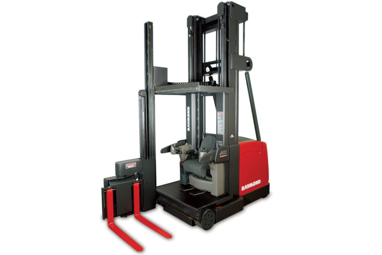 image of a raymond forklift electric standup model